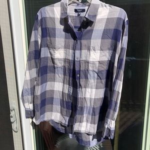 Women’s S madewell plaid shirt